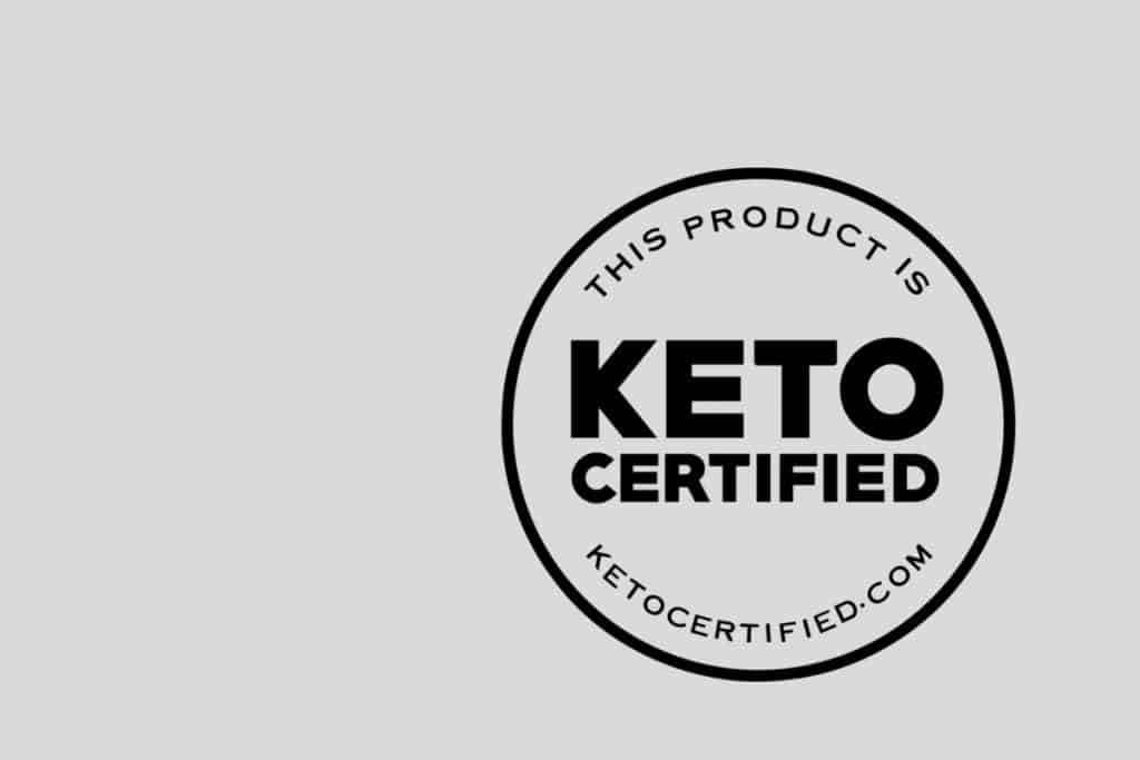 This is the certification label that you must pay for to add to your product - What Does Keto Certified Mean