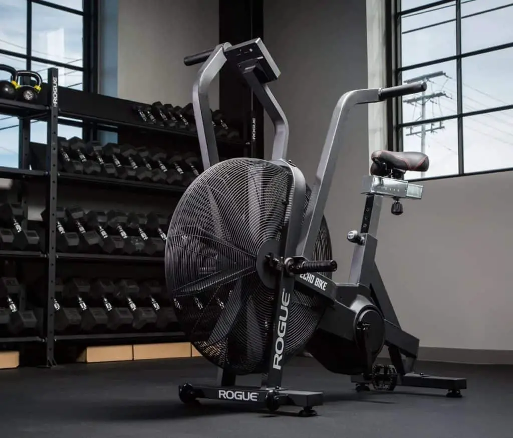 Rogue Echo Bike setup in a gym much like yours - Rogue Echo Bike Review